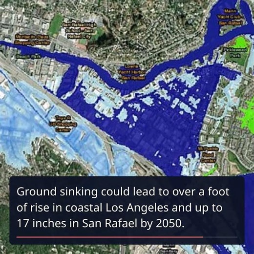 NASA Study: California's Coastal Cities Are Sinking Into the Ocean