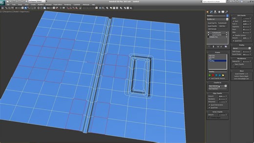 四边型斜倒角插件 Quad Chamfer Modifier 演示视频-2