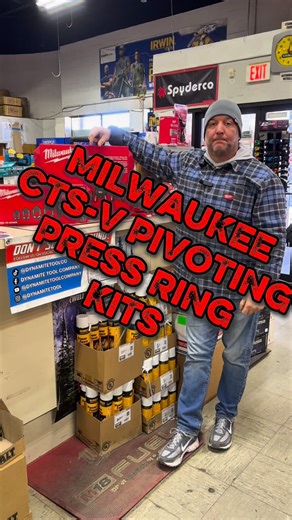 Dynamite Tool Company on Instagram: "🔧 Milwaukee CTS-V Pivoting Press Ring Kits – IN STOCK NOW! 🔧💥 Upgrade your press game with these pro-level kits: 🔴 Milwaukee 49-16-2490X (M12) – CTS-V Pivoting Press Ring Kit - $1,999 🔵 Milwaukee 49-16-2692X (M18) – CTS-V Pivoting Press Ring Kit - $3,199 Packed with features: • Compatible with M12™ & M18™ FORCE LOGIC™ Press Tools ⚙️ • Designed for use with all Major Fitting Brands, Including Viega® ProPress® and ApolloPress® 🔄 • Pivoting Functionality D