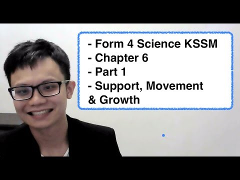 - Form 4 Science KSSM- Chapter 6- Part 1- Support, Movement & Growth