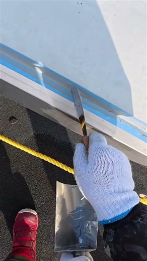 笠置パネル仕上げ#シーリング工事 #建設業 #職人 #現場 #caulking