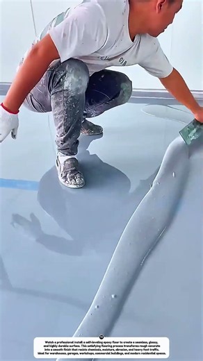 Self-Leveling Epoxy Floor Installation | Smooth Industrial Flooring Process