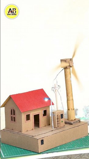 Science project with cardboard