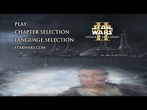 "Star Wars: Episode II - Attack Of The Clones" Main Menu - Menu Principal
