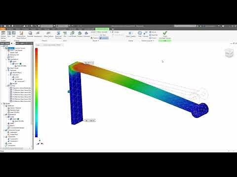 Normal Modes Analysis in NASTRAN In-CAD