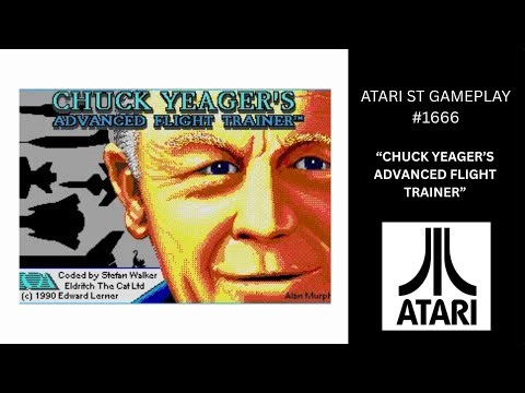 Chuck Yeager's Advanced Flight Trainer (Atari ST / Gameplay #1666)