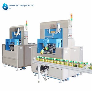 [Hot Item] Automatic Food Canning Machine Tin Can Locking Seamer Production Line