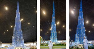World's tallest building becomes world's tallest Lego building