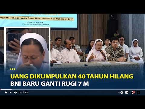 Sister Natalia Cries After 28 Billion Rupiah of Church Money Collected Over 40 Years Disappears, ...