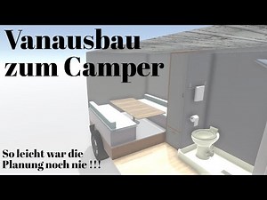 Camperausbau planen | 3D | So einfach war die Planung für den Vanausbau noch nie !!!