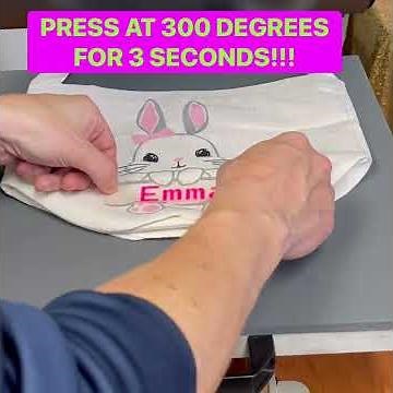 How to apply 123 FLEX heat transfer vinyl onto a canvas bag