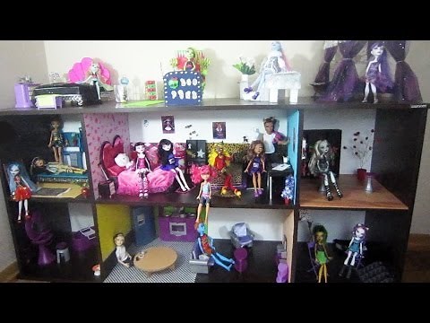 My Monster High Doll House: 2014 - simplekidscrafts - simplekidscrafts