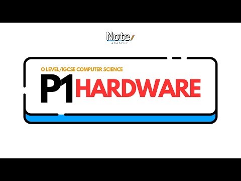 O Level/IGCSE CS | Chapter 3 - Hardware