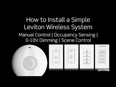How to Install a Simple Leviton Wireless System