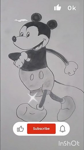Mickey Mouse Easy Pencil Drawing | Step by Step Sketch ✏️#ArtForBeginners #Drawify #StepByStep