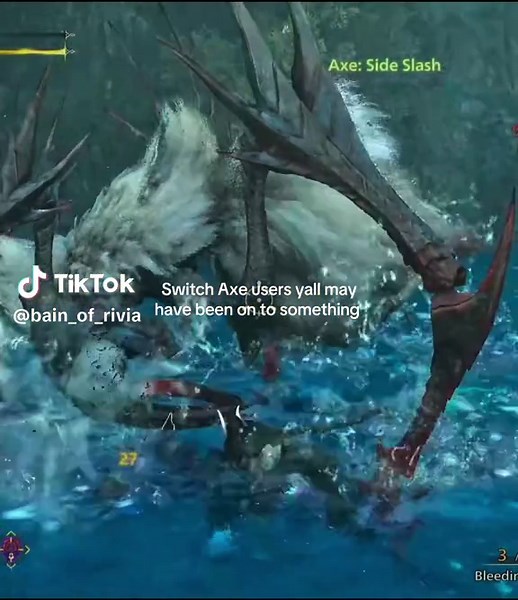 bain_of_rivia (@bain_of_rivia) - Monster Hunter Wilds Gameplay with Switch Axe Strategies