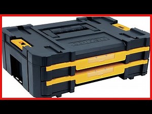 Great product - DEWALT TSTAK Tool Storage Organizer, Double Drawers (DWST17804) , Black