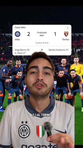 Zhullmar Garcias Lamuño on Instagram: "Chivu is on fire 🔥🖤💙 #coppaitalia #intermilan #seriea #milano"