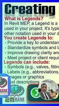 Learn about Legends in Revit MEP and how to create them to improve your project documentation.