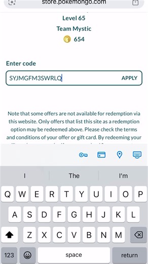 Pokémon Go Free code 15-Nov-2025 #pokemongo #pokemon