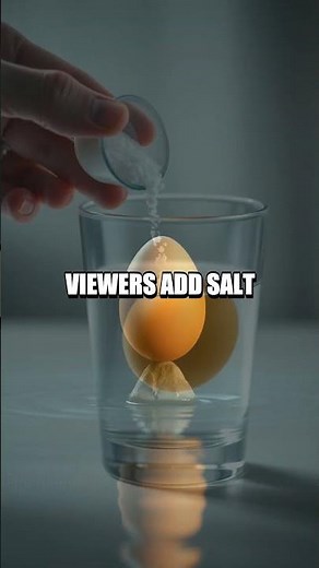 Buoyant Basics at Home: The Salt Density Egg Experiment