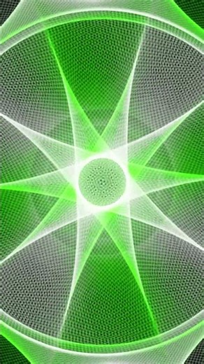 free green and white star vertical video background loop