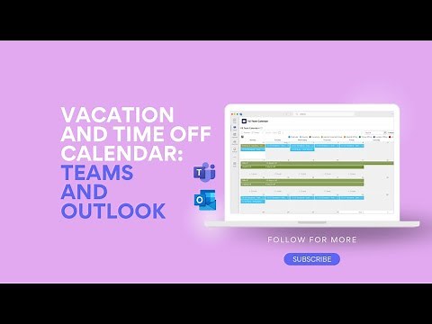 Employee Vacation & Time Off Calendar in Outlook & Teams | Step-by-Step Guide