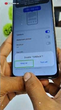 How To Turn TalkBack ON/OFF | TalkBack Setting Full Guide