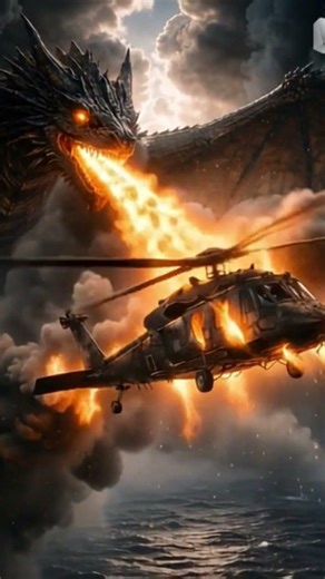 Dragon vs Helicopter | Fire from the Sky | Epic Fantasy Short