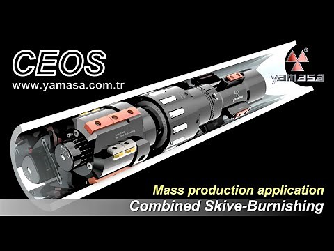 YAMASA CEOS skiving and roller burnishing operation, skive-burnishing operation