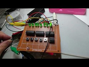 Attiny85 midi sequencer final pegboard