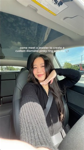 come meet a jeweler to create a custom diamond pinky ring with me 💍