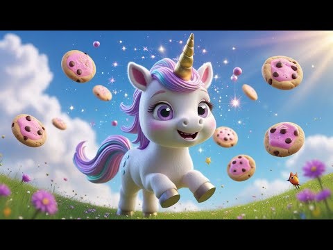 A Little Unicorn 🦄✨ | Cute Cartoon Rhyme for Kids | Fun Sing Along Song