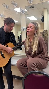 the 90’s country music challenge reminded me (and by the comments, a lot of you) how much i loved this song!! i couldn’t resist grabbing greg for a little backstage jam before for the show yesterday… (ignore shamus rushing us in the background 🙄😂) #strawberrywine #cover #backstage #thestorysofartour #countrymusic #90s #deanacarter #throwback | LeAnn Rimes