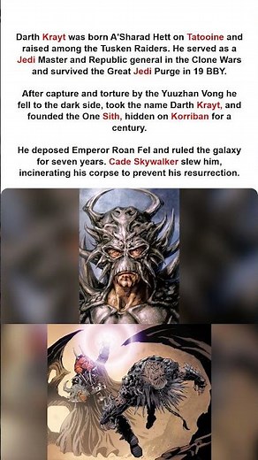 The Jedi Who Built a New Sith Empire