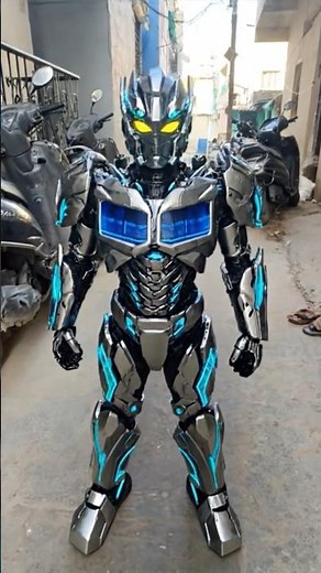 The boy suddenly turned into a robot watch till the end! 🤖✨