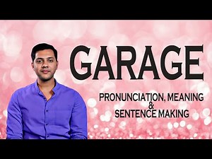 Garage - Meaning & Pronunciation Word World Audio Video Dictionary