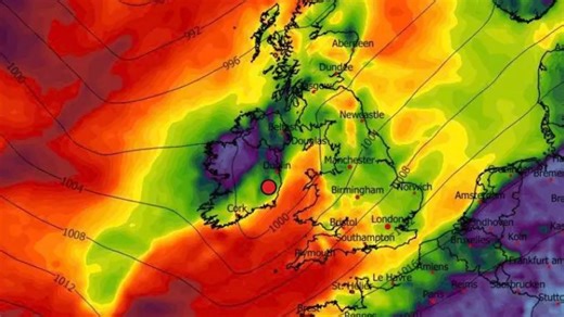 Ireland storm latest as Met Eireann confirms 'persistent' rain & wind to batter