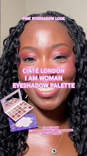 Pink Eyeshadow Look Using Ciaté London Eyeshadow Palette