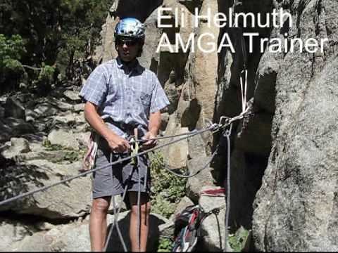 Release of a Black Diamond, ATC Guide auto-blocking belay device under full bodyweight.
