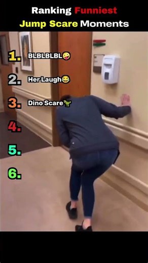 Ranking the Funniest Jump Scare Reactions 😱🤣#jumpscare #reaction #shorts #viral #ranking #funny
