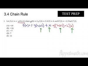 Calculus Test Prep - 3.4
