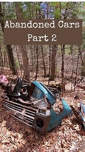11K views · 103 reactions | Follow-up video of a quick exploration of some abandoned cars out in the woods. #abandonedcars #abandonedplaces #abandonedcar #abandoned #Forgotten | A House with History | Facebook