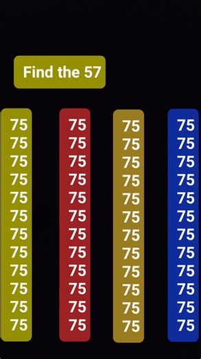 Find the 57 number #puzzle #geniusmindset #maths #mathstricks