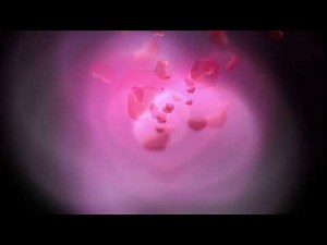 Heart overlay effect black screen free footage