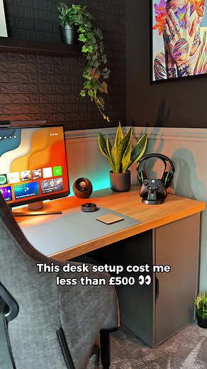 Affordable Minimalist Desk Setup Under £500