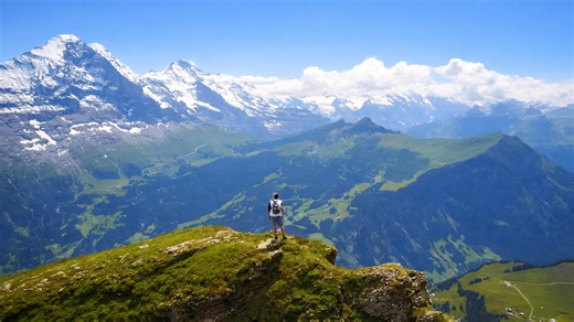 What makes the Alps feel almost unreal?