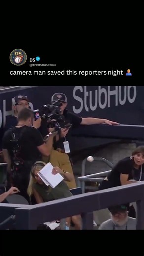reporters life SAVED by cameraman 🦸