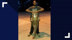 Fisherman breaks Waco record with 64-pound catfish