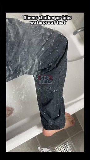 simms challenger bibs waterproof test